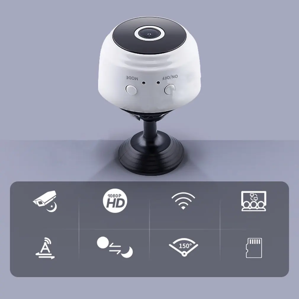 

A9 Security camera High-definition Light Night Vision 1080P Camera for home Surveillance cameras with wifi