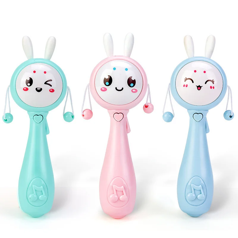 

Musical Flashing Baby Mobile Rattles Teether Toy Hand Bells Newborn Infant Stroller Pacifier Weep Tear Educational Toys 0-12M