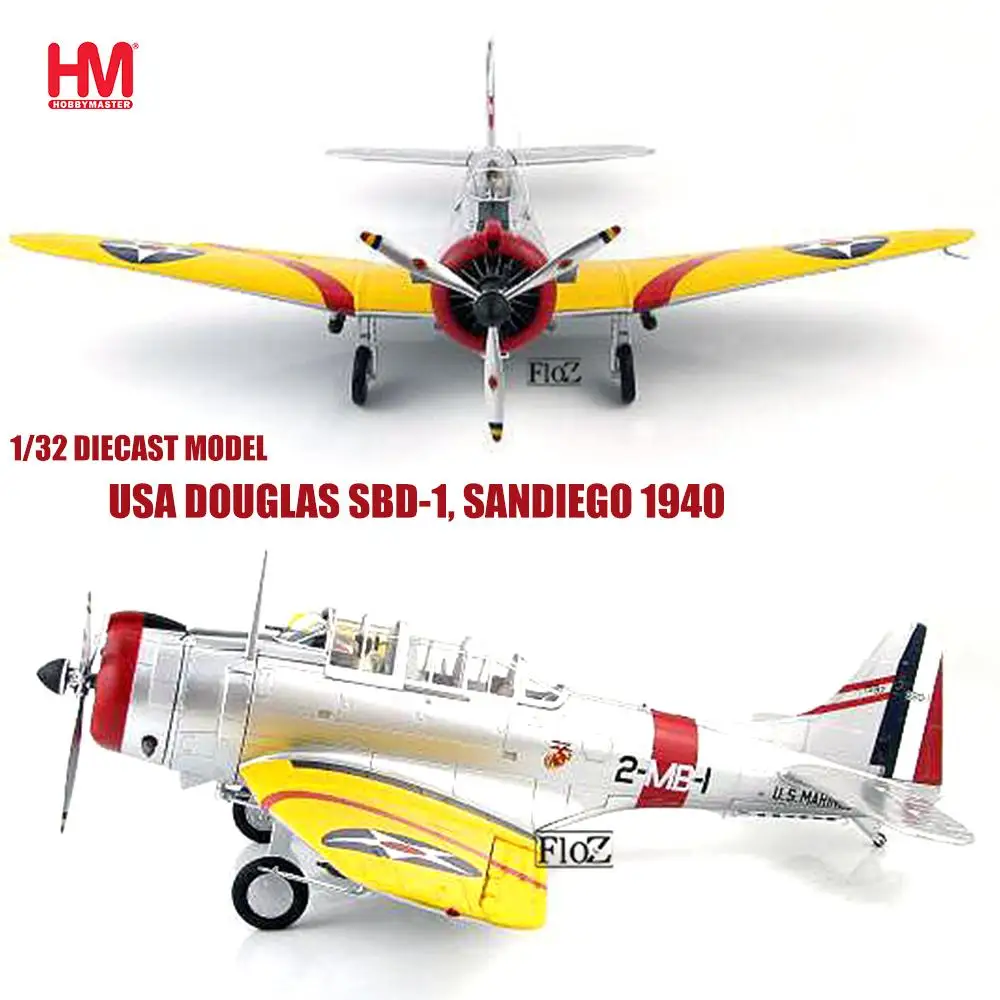 Мастера хобби США дугласова SBD-1 Sandiego 1940 1/32 литья под давлением модель самолета |