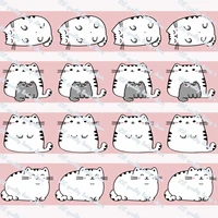 wl 16 75mm cute cat printing grosgrain ribbon gift wrap bowknot party decoration craft supplies wholesale dog animal collar