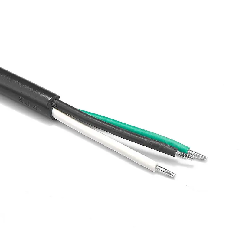 100 шт. Электрический вентилятор 3 зубец Кабель питания США кабель с хвостом 1 5 м 8