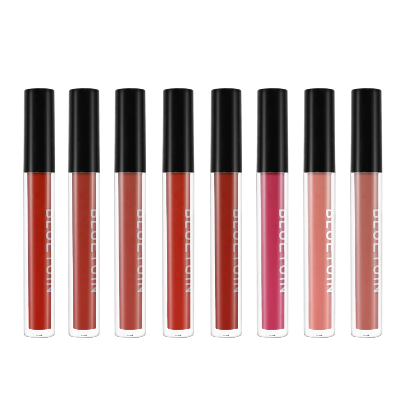 BLUETHIN матовый блеск для губ сексуальный Vloeibare Langdurige водостойкий Cosmetische Schoonheid Houden 24