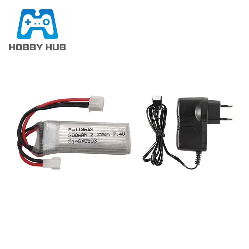 7,4 V 300mAh LiPo батарея для WLtoys F959 XK DHC-2 A600 A700 A800 A430 2.22Wh RC Дрон запасные части 7,4 v 2s li-po батарея 2 шт