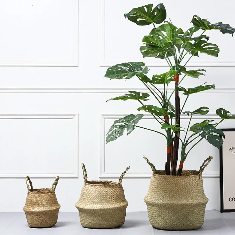 Новинка бамбуковые корзины для хранения ручной работы плетеная корзина морских