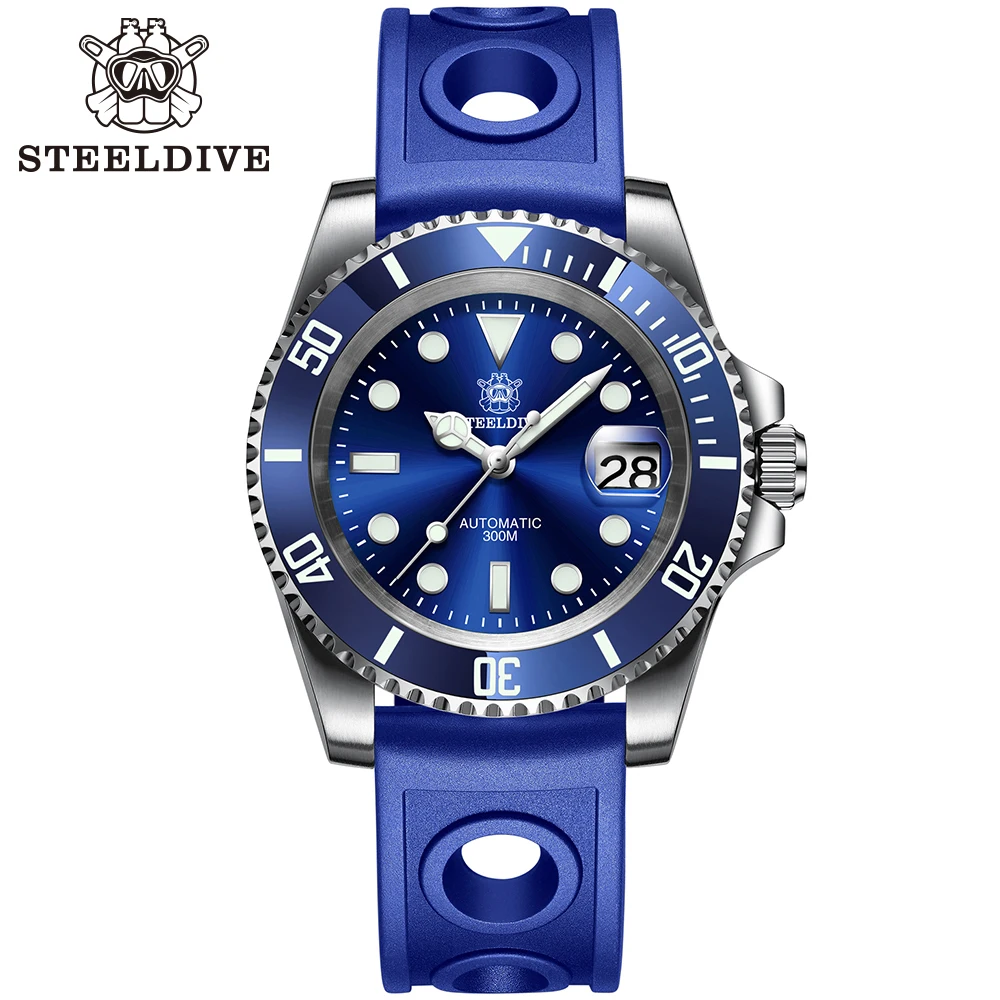 SD1953 Steeldive Brand 2020 Men Mechanical Wristwatch Stainless Steel Men Watch Top Brand Sapphire Glass Men Watches reloj