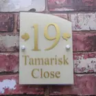 Современные таблички с номерами для дома, доступные цвета, таблички с номерами для улицы