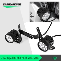 for tiger 800 xcx xrx 2015 2018 motorcycle fog lights auxiliary bracket driving lamp spotlight bracket holder spot light