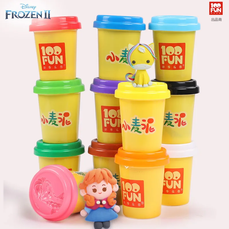 Дисней 12 цветов девушки Замороженные 2 принцесса глина светильник DIY