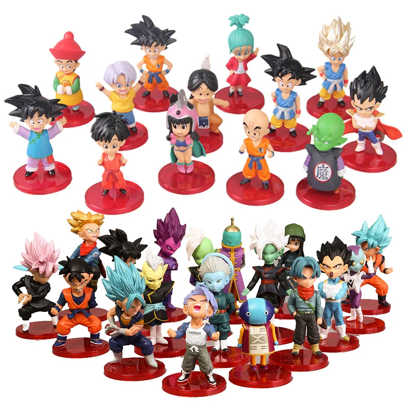 Фигурка героя аниме Драконий жемчуг Z Сон Гоку фигма торанкусу Вегета Q версия