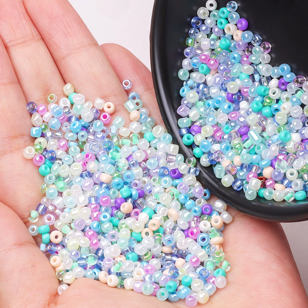 

Jewelry Making Necklace Bracelet Handmade DIY Supplies Accessories Beads Glass Beads Small Beads-2/3/4mm