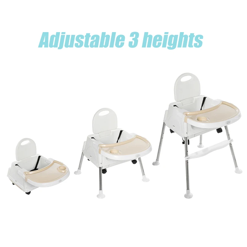 저렴한 휴대용 유아 아기 좌석 유아용 식사 의자, 아기 저녁 식사 테이블 좌석, 다기능 조절 접이식 식사 의자 부스터 좌석