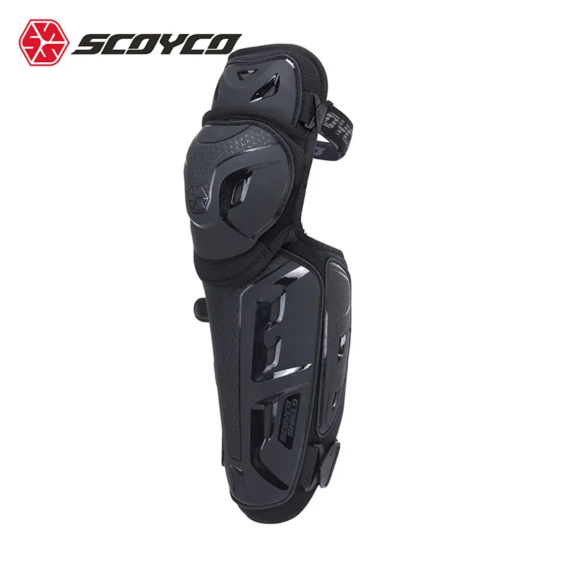 Легкие наколенники Scoyco для мотоциклистов защита CE термополиуретановая оболочка