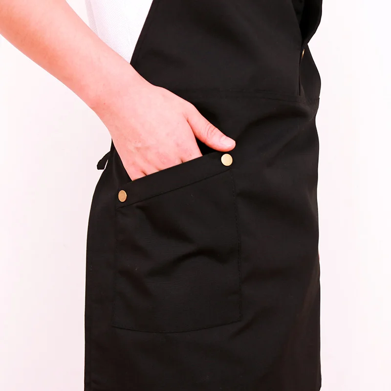 Фартук корейская мода чайная Кофейня мужские и женские комбинезоны заказной печатный логотип флорист чистая красная с фартуком