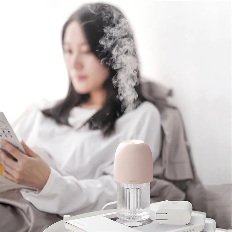 Solove 230 мл Мини Портативный увлажнитель воздуха светодиодный Ночной светильник USB