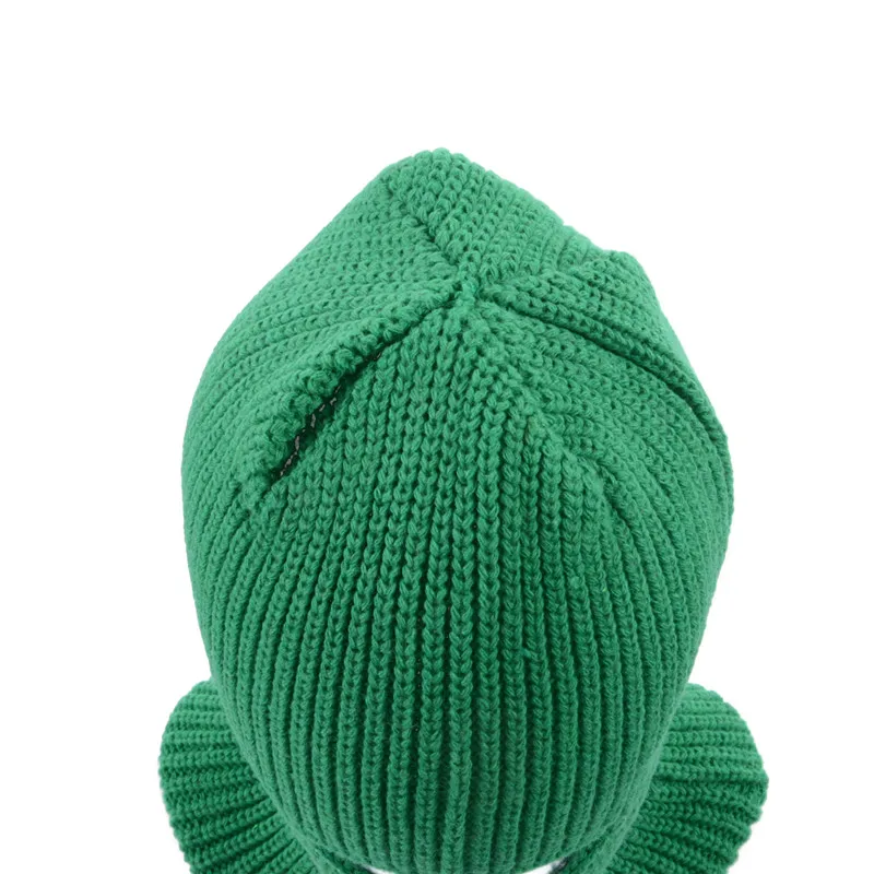 Уличная Балаклава 2019 зимние вязаные шапки с дырками маска для лица зимняя шапка