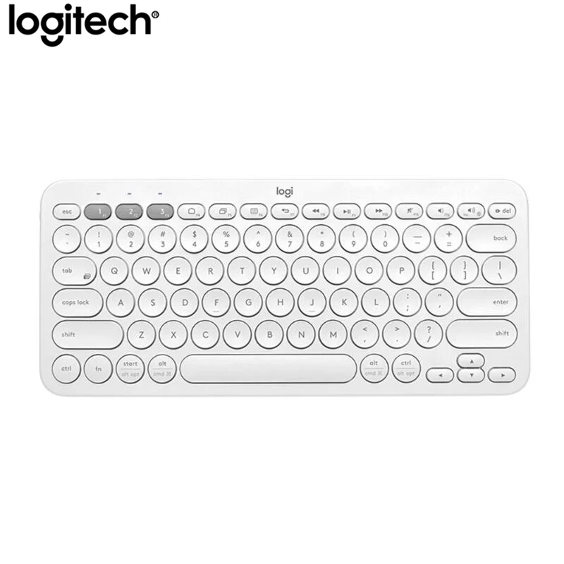 Беспроводная клавиатура logitech K380, Bluetooth, портативная, ультра тонкая, мини, бесшумная, многофункциональная, клавиатура для ПК, ноутбука, планшета, Android, IOS