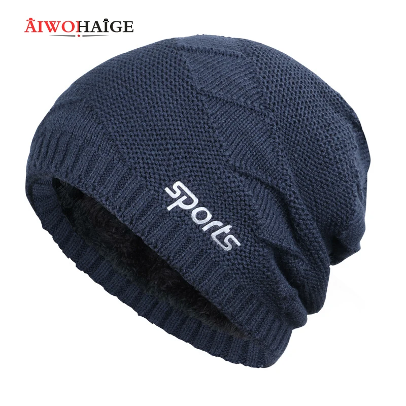 Новая модная зимняя мужская шапка, зимние женские шапки skullies, теплая утолщенная шапка, вязаная шапочка, комплект из 2 предметов, мужская шапка