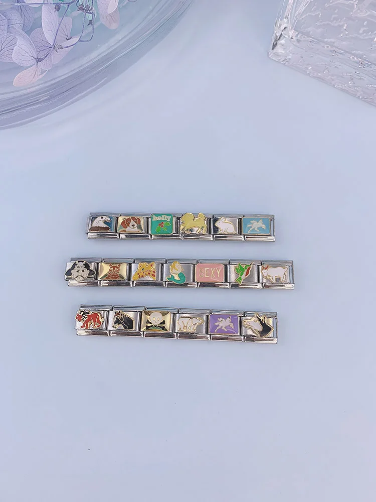 Оригинальный браслет Hapiship ширина 9 мм ромашка Русалка единорог Череп собака