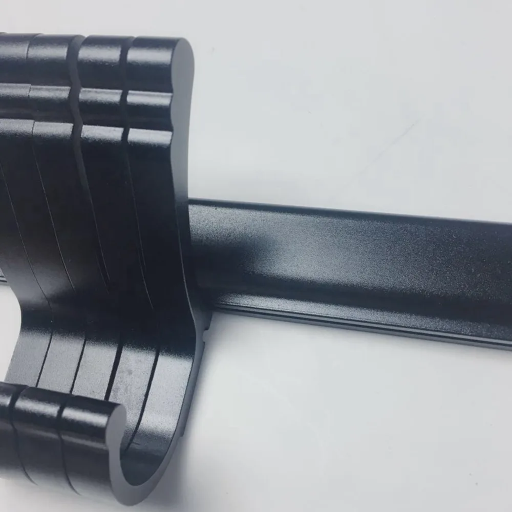 Черный набор аксессуаров для ванной принадлежностей Полка полотенец держатель