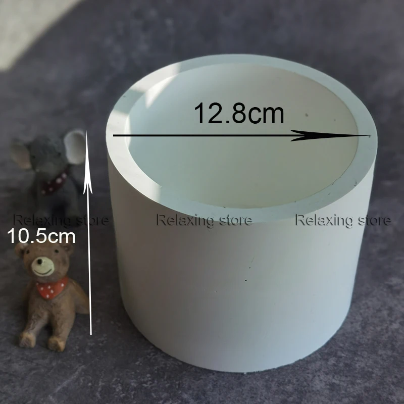 Большая круглая силиконовая форма для цветов сделай сам из цемента формы