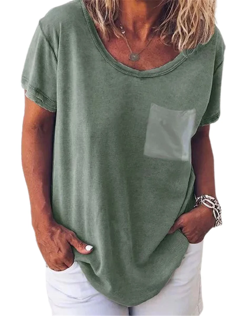 Female O-Neck Oversized T-Shirt Women Short Sleeve T-Shirts Summer Streetwear Sport Loose Tops Casual Gray Tee | Женская одежда