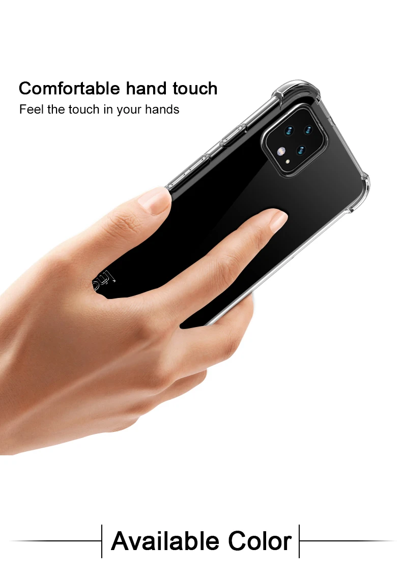 Чехол для Google Pixel 4 Pixel4 XL IMAK Ударопрочный Мягкий чехол для Google Pixel 4 XL