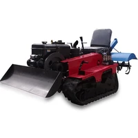 16 horsepower crawler rotary cultivator micro tillage cultivator tractor small household diesel loose trench weeder