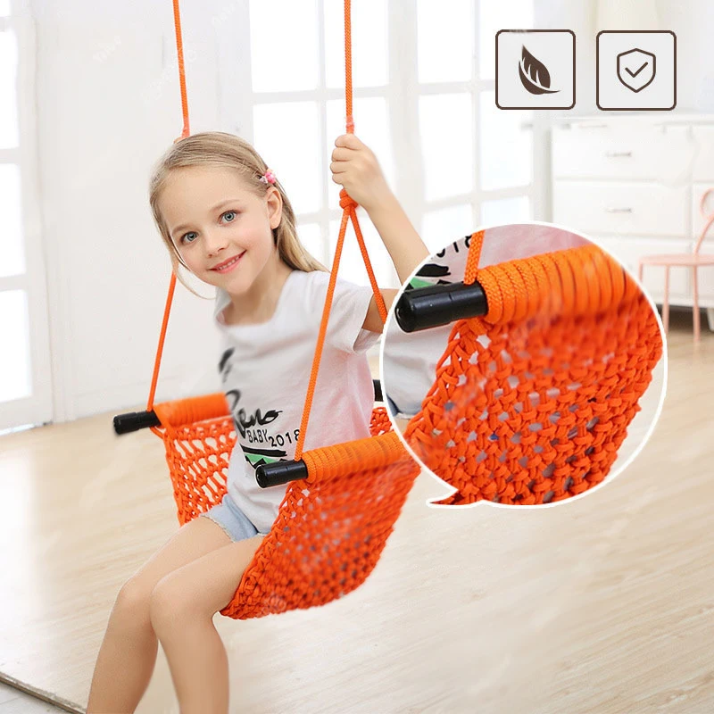 Портативные качели для детей в помещении и на открытом воздухе гамак спальни