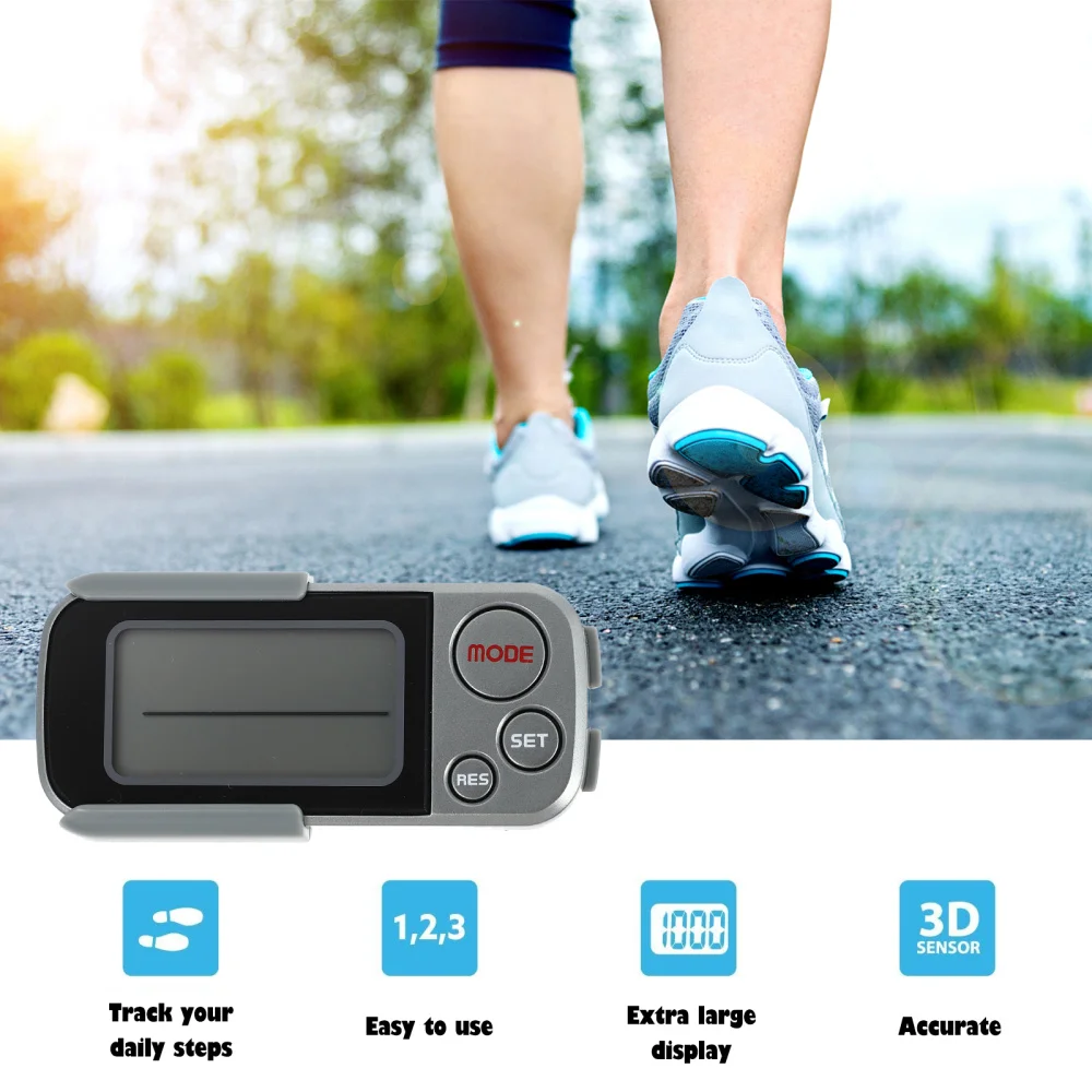 

Digital LCD Electronic Pedometer Measurement Electronic Sport Accessories