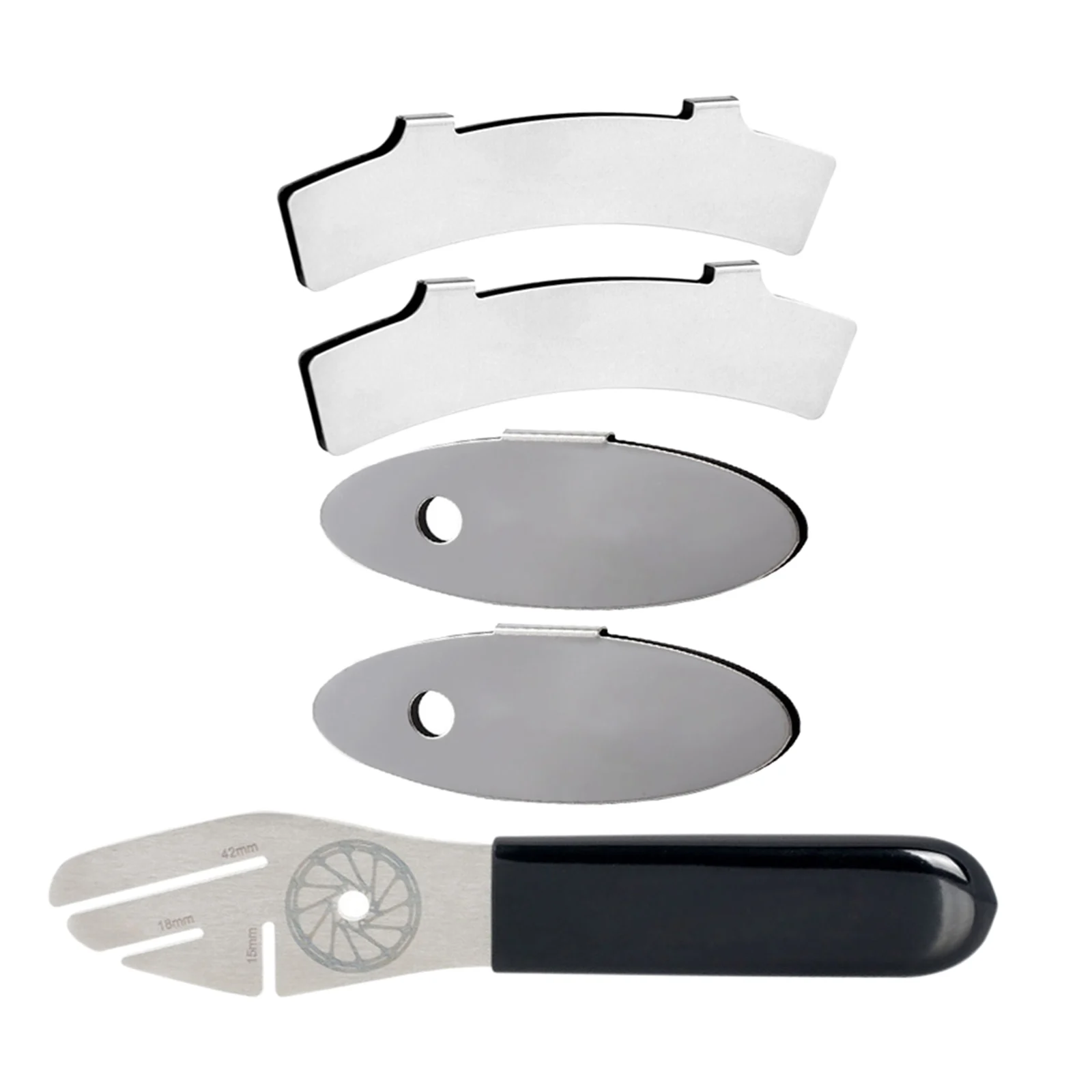 

Bike Disc Brake Correction Wrench Brake Rotor Alignment Truing Tool with Disc Brake Pads for MTB Mountain and Road Bike