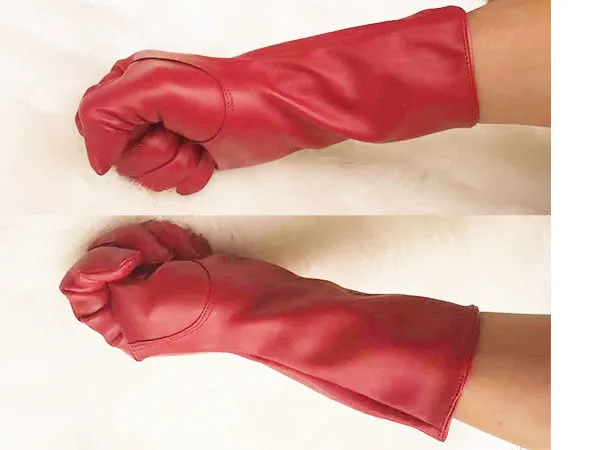 Красный Косплей Перчатки Сайтама для косплея One Punch Man аниме аксессуары |