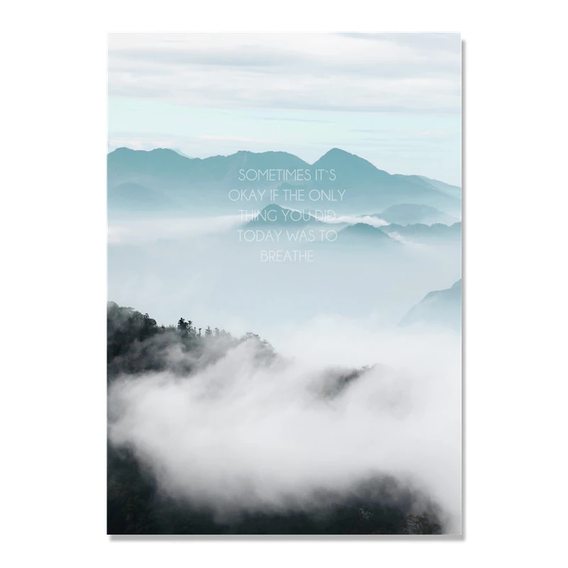 Горы скандинавский плакат фотографии пейзаж куадро декорацион салон все что вам