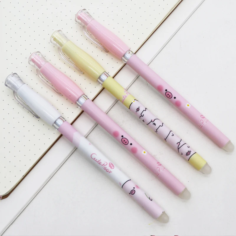 3 шт./компл. милые стираемые ручки 0 5 мм синие/черные чернила волшебная гелевая