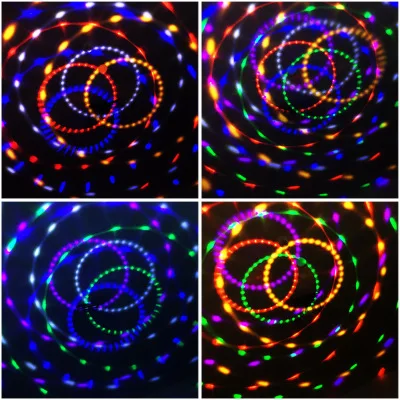

9-color Crystal Magic Ball Light DJ Disco Colorful Star Lights Projection Lamp KTV Flash Lamp Stage Lights Home Decoration LED