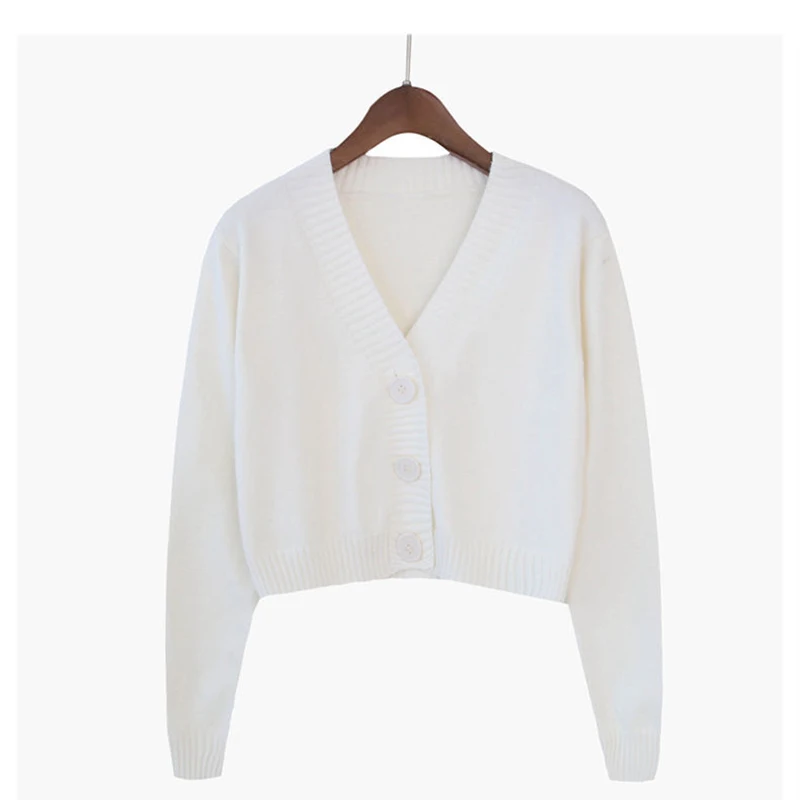 

Sweater Women's Spring and Autumn 2020 New Thin Sweater Coat with Knitted Plus Size Loose Outer Wear Short Knitting Sweater