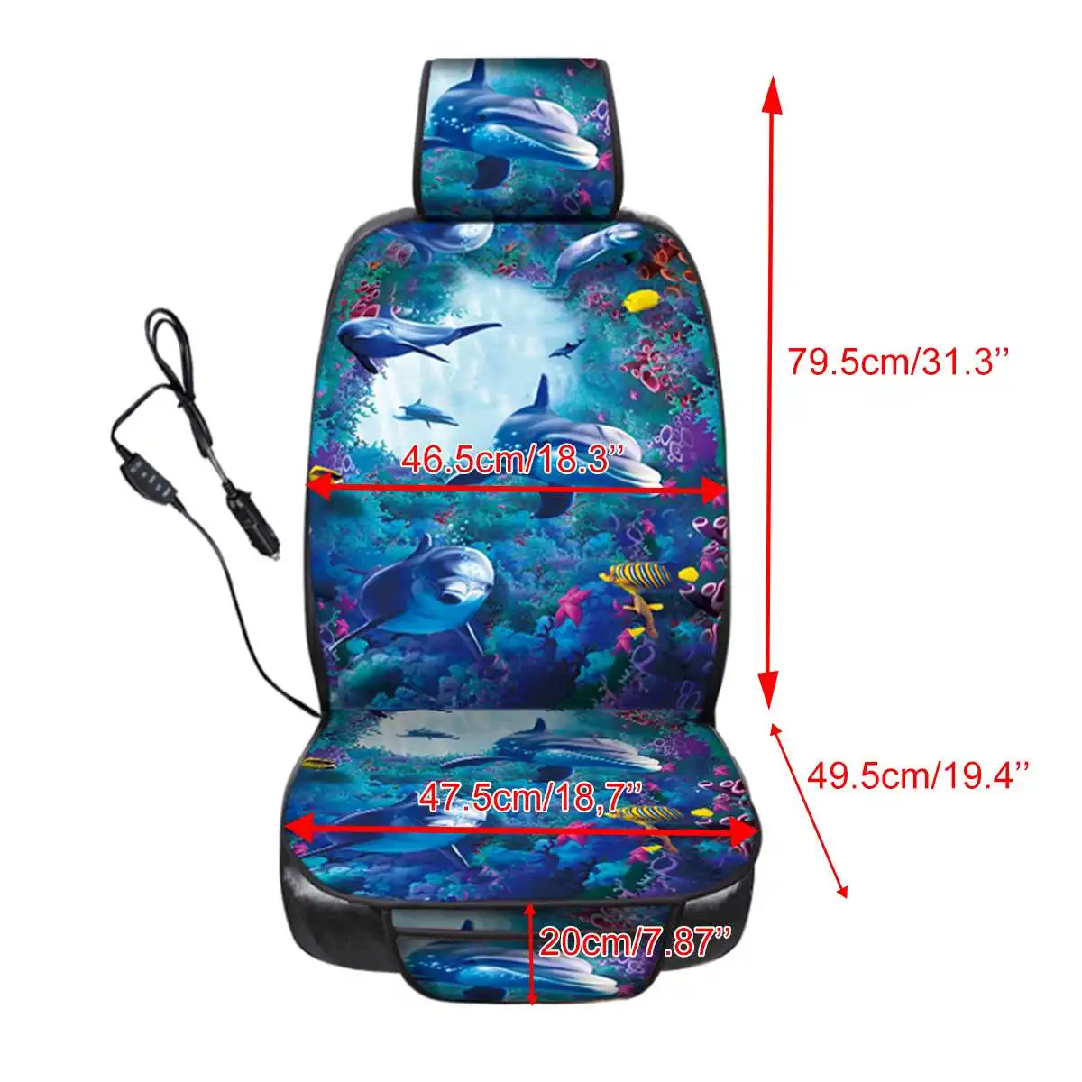 

heated car seat cushion universal electric cushions heating pads keep warm in winter car seat cover left/right
