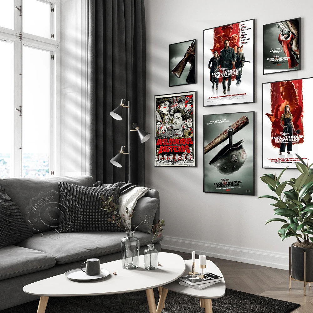 Inglourious Basterds классический фильм ретро постеры настенная живопись печать на холсте