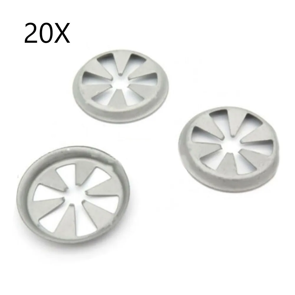 

20pcs 22MM Clips Metal Clamping Washers Heat Shield Insulation Cover Clips For Ford Replace The Factory Clip