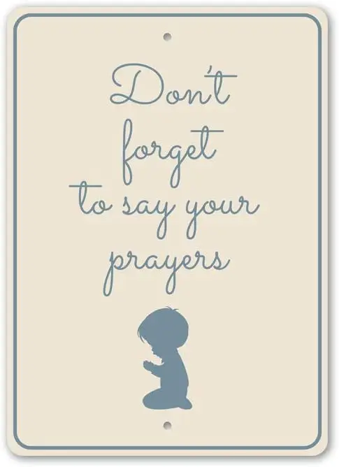 

Молитвенный знак-напоминание, вдохновляющий знак, верный Настенный декор-36 дюймов x 54 дюйма