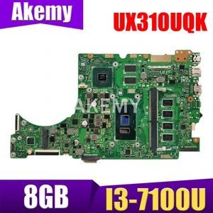 ux310uqk motherboard i3 7100cpu 8gb ram mainboard rev2 0 for asus ux310u ux310uv ux310uq ux310un laptop motherboard 100 tested free global shipping