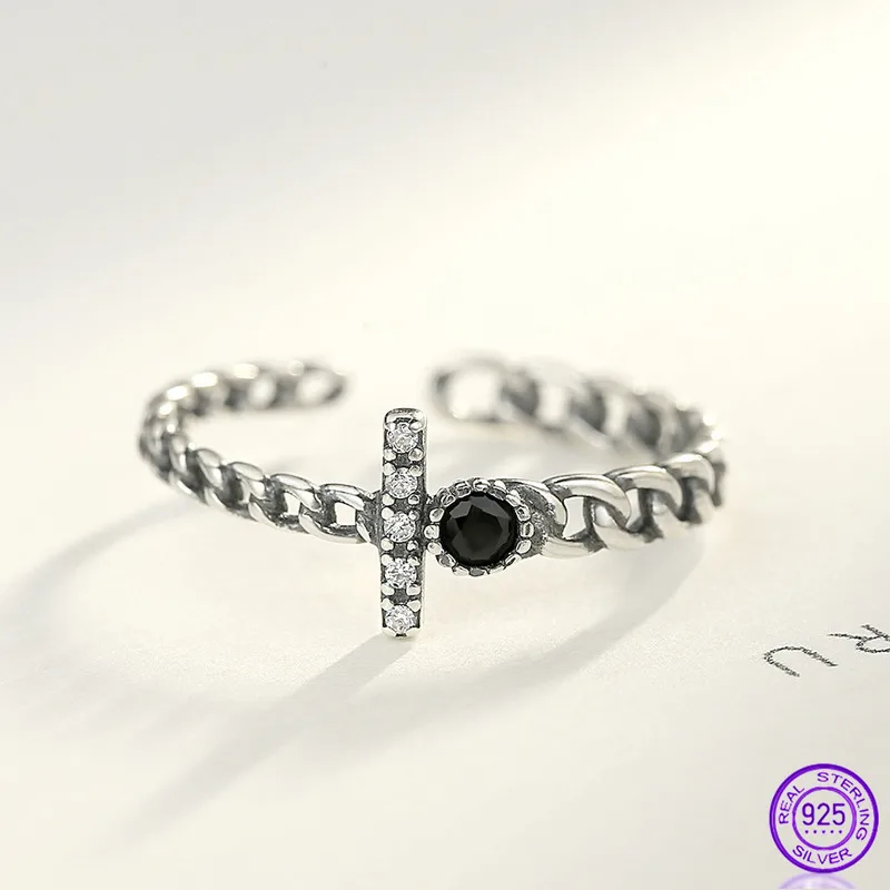 Кольцо Япония и Южная Корея регулируемое кольцо Новое 925 пробы серебряное циркон