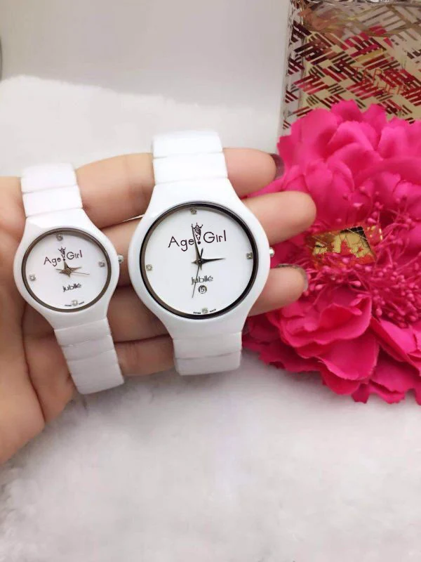 

Mens Ceramic Watches high quality leisure quartz White Black Real Ceramica Men and women Watch lovers couple Watches