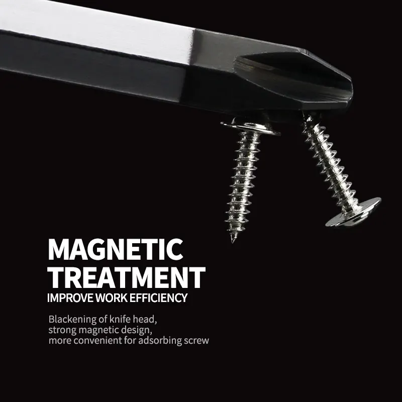 1 шт. Knockable сердце отвертка многофункциональная удлиненные и толстые шлицевая