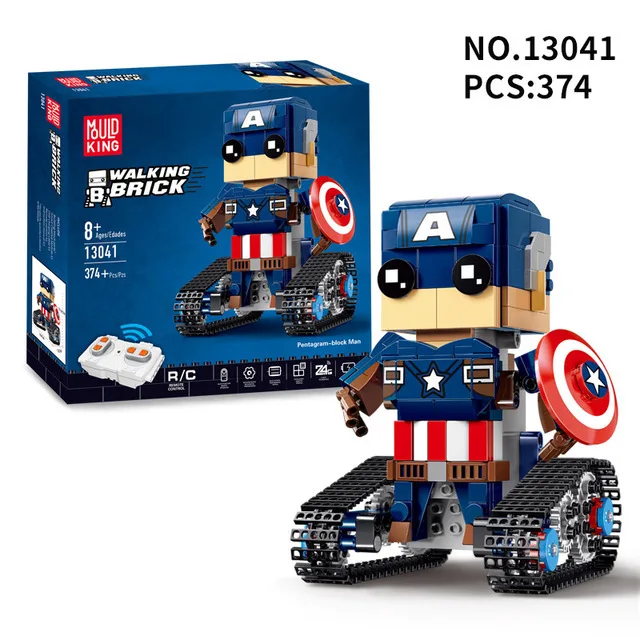 Rc Block Legoed Brickheadz Avengers Infinity War Marvel Spuer Hero Brick Heads Headz Building Blocks Kids Toys Set Gift | Игрушки и