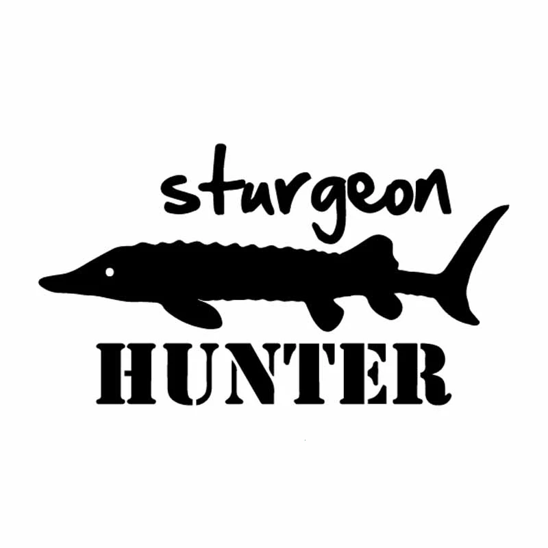 Наклейка на автомобиль Охотник осёров съемный черный/белый цвет AL484 - купить по