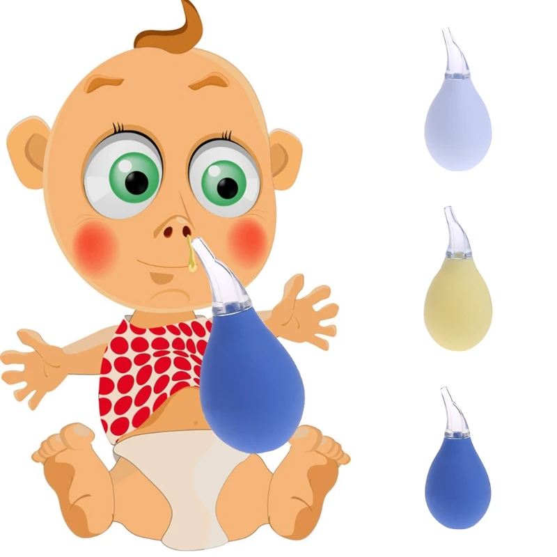 Новорожденный носовой аспиратор всасывание мягкий наконечник слизь пылесос Runny