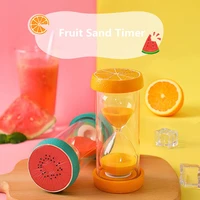 hourglass 5 minutes sand watch fruit timer clock 15 30 minute sandglass desk ornaments home decoration children gift