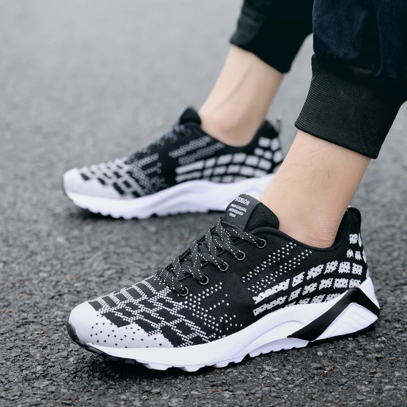 

Кроссовки мужские сетчатые дышащие, удобная обувь для бега на мягкой подошве, Уличная обувь для отдыха и путешествий