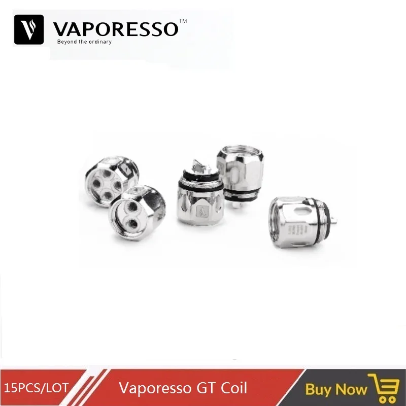 15 шт./лот Vaporesso GT Core GT Ccell GT2 GT4 GT6 GT8 Vape катушка для TVF8 атомайзер NRG Танк Swag Мститель комплект испаритель ядро