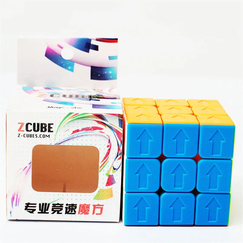 ZCube 3x3x3 Количество стрелы резкая скорость головоломка куб твист тест мозга Развивающие игрушки для детей
